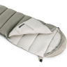 Ультралёгкий спальный мешок NATUREHIKE CNK2350WS023 M400 хлопковый с капюшоном весна осень зеленый, молния слева 6927595776063